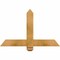 Ekena Millwork Eugene Rough Sawn Timber Gable Bracket, Western Red Cedar, 36"W x 23"H x 2"D x 4"F, 15/12 Pitch GBW036X23X0204EUG00RWR - alternate 1